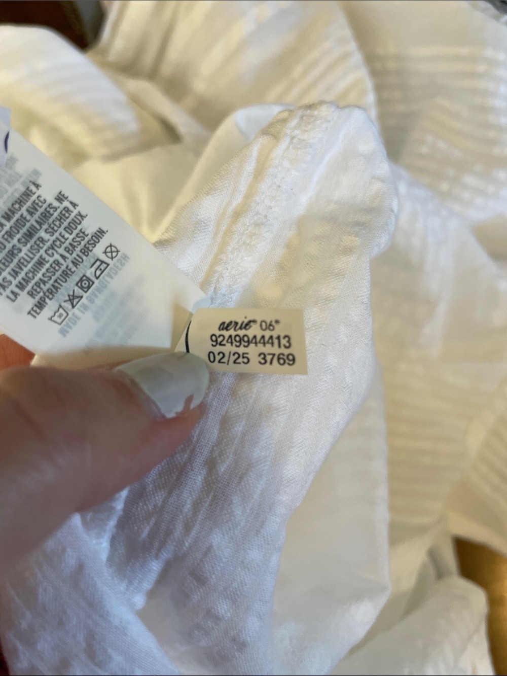 NWT Aerie Seersucker Oversized Cover-Up Button Down Shirt M - Picture 13 of 13